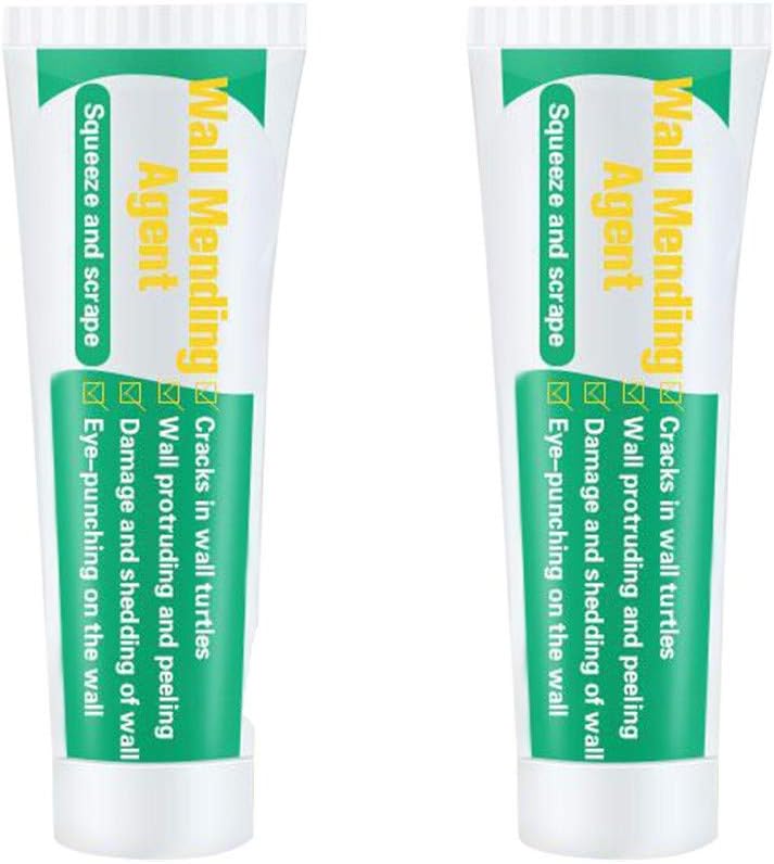 Pausseo Wall Repair Paste Wall Mending Agent Wall Repair Cream Wall Crack Nail Repair Agent (2pcs)