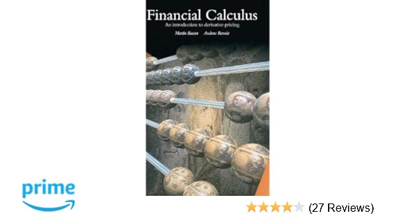 Financial Calculus: An Introduction To Derivative Pricing Pdf Free