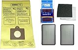 11 Kenmore Type C or Type Q Premium Allergen Canister Vacuum Bags, (1) Kenmore CF1 81002 Motor Chamber Filter, (2) Kenmore EF1 86889 HEPA Exhaust Filters, Fits Progressive, Intuition, Canisters
