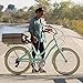 A/O Frida Women’s Bicycle 7-Speed Step-Through Touring Hybrid Bike, Mint Greenthumb 1