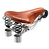 Brooks Saddles B135 Bicycle Saddle (Chrome Double Springs, Honey)