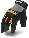 Ironclad Framer Work Gloves FUG, High Dexterity, Performance Fit, Durable, Machine Washable, Sized S, M, L, XL, XXL (1 Pair)