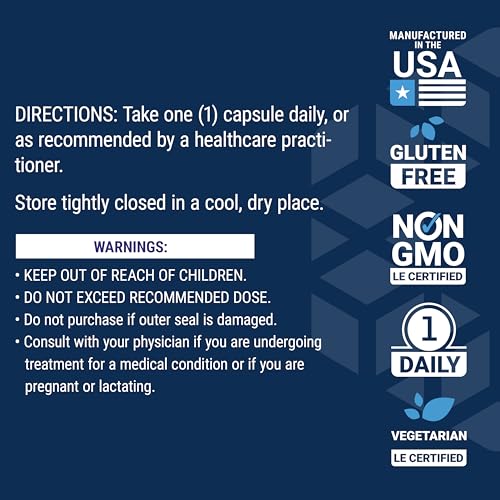 Life Extension Lactoferrin Caps, Healthy Immune Response, GI Support, Vision Health, Gluten-Free, Non-GMO, 1-Daily, Vegetarian, 60 Capsules