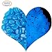 COCODE Glow in the Dark Pebbles and Stones for Walkway Yard Garden and Decor DIY Decorative Gravel Rocks in Blue(200PCS)