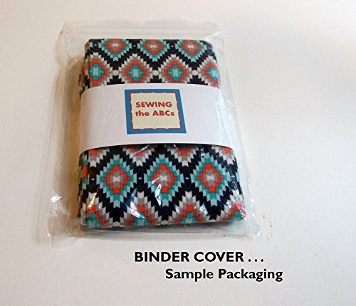 Three Ring Binder Accessories ICE CREAM FLAVOR, Stretch Fabric Binder Cover for 2 - 3 in Wide Binder, Recipe Binder 8.5 x 11