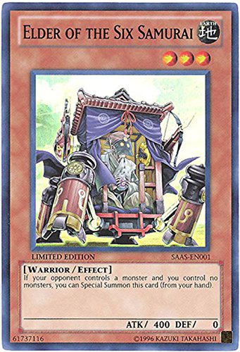Yu-Gi-Oh! - Elder of the Six Samurai (SAAS-EN001) - samurai assault - Limited Edition - Super Rare