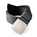 JasGood Nylon Web Belt Men Duty Belt Outdoor Sports Tactical Waistband Military Belt With Alloy Buckle Black Up To 41in