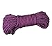 DRAGON SONIC 100% Natural Hemp Rope (6mm),20 Meters(65 ft) For Arts Crafts Decoration,Purple 1