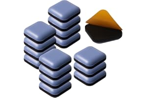 HICYCLE2 Furniture Sliders Pad，Appliance Sliders for Kitchen Appliances, Kitchen Appliance Sliders for Counter，Self Adhesive Small Appliance Slider （16,square-22mm,7/8in