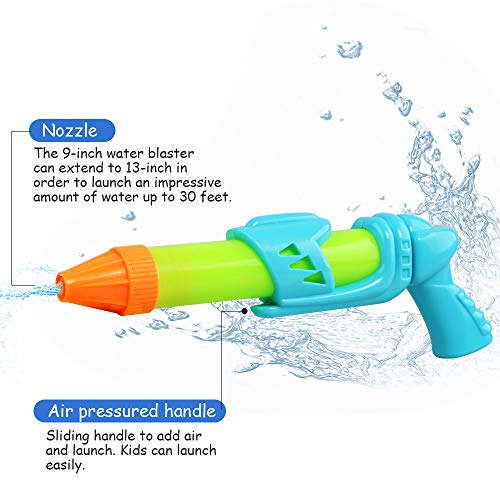 NextX 6 Pack Water Blaster, Water Guns Super Soaker, Summer Water Toys for Kids