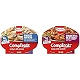 HORMEL COMPLEATS Chicken Alfredo Microwave Tray, 10 oz. (6 Pack) and HORMEL COMPLEATS Spaghetti & Meat Sauce Microwave Tray, 7.5 oz. (7 Pack)