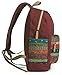 Kinmac Canvas Backpack with Massage Cushioned Straps,Travel Outdoor Backpack (Wine-Bohemian)