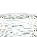 FiveStarCable Cat5e 1000 Ft. CMR Riser Rated Solid Bare Copper Conductor UTP Ethernet High Speed POE IP Security Camera System Twisted Paired PVC Cable White