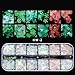 12 Boxes Holographic Iridescent Nail Sequins Mermaid Colorful Flakes Nail Art Sticker Glitter Make Up for Face Body Eyes