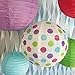 Bobee Paper Lanterns for Birthday Party Baby Bridal Shower Decorations, Nursery Bedroom Girls Room Decor, 5-pack