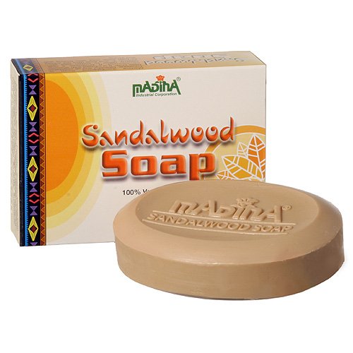 Madina 100 Vegetable Base Soap 12 bars (Sandalwood) Beauty