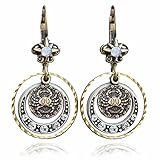 Cancer Zodiac Sign Astrology Earrings - June and July Birthday Gifts