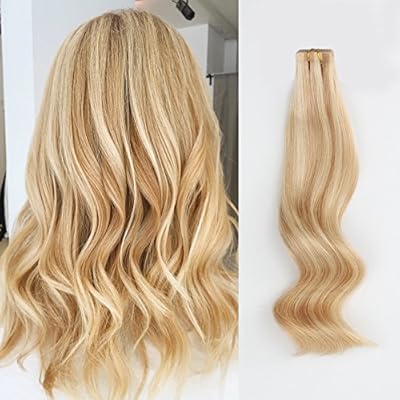 Amazingbeauty Pre Taped 50g 20pcs Highlights Human Hair Italy