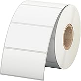 Anylabel 2.25" x 1.25" White Direct Thermal Labels, Replacement for Self-Adhesive Address Shipping Barcode Thermal Stickers, Compatible with Rollo & Zebra Thermal Label Printer(1 Roll, 1000 Labels)