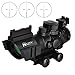 4x32 Reticle Tactical Rifle Scope Red-Green-Blue Illuminated Hunting Guns Scope With Fiber Optic Sight for 20mm Rail