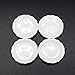 Odoria 1:12 Miniature 4PCS Porcelain Plates Dollhouse Kitchen Accessories