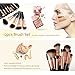 COLOLLINE Makeup Brushes Set 12pcs Soft Synthetic Hair and Nature Bristles Professional Makeup Artist Brush Tool Kit