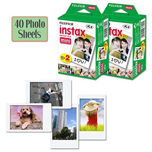 Fujifilm Instax Mini Instant Camera ICE Blue Fuji INSTAX Film