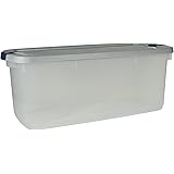 Amazon.com - Rubbermaid 1785786 Clear Roughneck Storage Tote Box, 95 ...