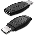 [2-Pack] Type C Extender Dock for Lifeproof Otterbox Case ,TUSITA Extension Adapter (10Gbps) USB C Female to Male for MacBook