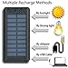 HuaF Solar Charger 24000mAh Power Bank Portable Charger Battery Pack With Dual Recharge Methods By Socket By Light For iPhone, iPad, Tablet, Samsung Galaxy, Android Phone And More