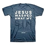 Jesus Washed T-Shirt,Slate,X-Large