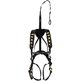 Muddy Outdoors Adjustable Lightweight Padded Magnum Pro/Magnum Elite Treestand Safety Hunting Harnesses for Tree Climbing