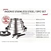 Tefal Ingenio Stainless Steel Pots & Pans Set, 13 Pieces, Stackable, Removable Handle, Space Saving, Non-Stick…