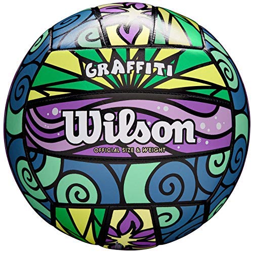 Wilson Graffiti Volleyball - Blue/Green