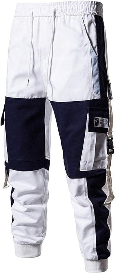 ausuky White Work Cargo Combat Trousers Pants XL with Knee Pad Pockets