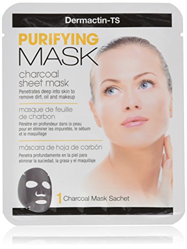 TS 4 Piece Pore Refining Boxed Charcoal Sheet Mask