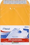 Mead Press-It Seal-It Envelopes, 9 x 12 Inch, Office Pack 25 Count (76086)