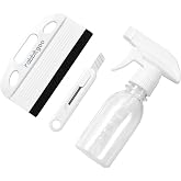 rabbitgoo Window Privacy Film Kit, 3 Pcs Window Tint Kit for Home | Suede White Squeegee, Utility Knife &amp; 120ml Spray Bottle for Stained Glass, Frosted &amp; One Way Window Film, Window Cling