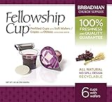 Fellowship Cup - Prefilled Communion Cups - 6 Count Box