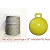 KUFA-SPORTS-516-x-400-Lead-Core-Rope-15-Inflatable-Yellow-Floats