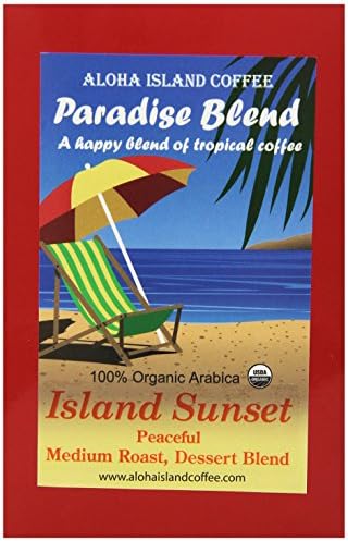 Aloha Island Coffee Medium Roast Certified Organic Coffee Pods, 36 Pods, 36-Count