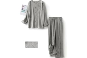 LAROTSUBA Bedridden Patient Clothing,Patient Clothes,Post-op Tearaway Clothes with Magic Sticks,Patient nursing Tops and trousers Set for Home Care,Post Surgery,Elderly(Man,Grey,XL)