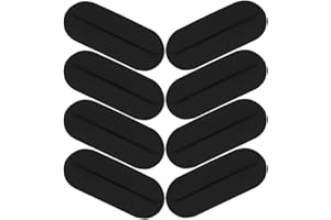 CIMAXIC 8pcs Black Silicone Bras Strap Holding Cushion Shoulder Pads Anti-slip Reusable Shoulder Strap