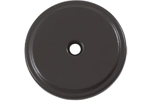 Stone Harbor Hardware Bi-Fold Closet Door Knob Backplate, 1-3/4 Inches, Oil-Rubbed Bronze