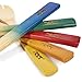 Colorful Bamboo Cooking Utensils - Wooden Serving Set | 5 Piece Utensil Set | Non Stick Wood Spoon & Spatula Gadgets For Kitchen | Cute Gift For Chefs