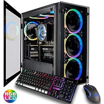 CUK Stratos Micro Gaming Desktop (AMD Ryzen 9 3900X, 64GB DDR4 3200 RAM, 1TB NVMe SSD + 2TB HDD, NVIDIA GeForce RTX 2080 Ti 11GB, 700W Gold PSU, AC WiFi, Windows 10 Home) Best New Gamer PC Computer