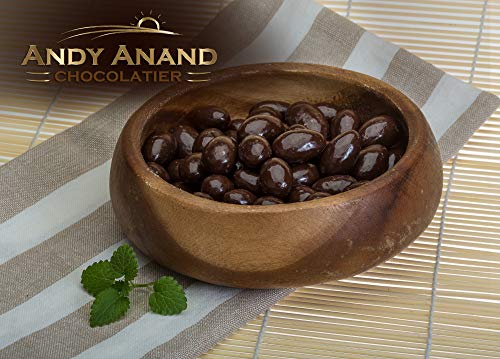 Andy Anand’s Chocolates - Premium California Almonds covered with Gourmet Chocolate in Gift Basket, All-Natural and Certified Made from Natural Ingredients (1 lbs)