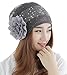 Qunson Womens Bling Flower Chemo Beanie Hat Cap for Cancer Patients