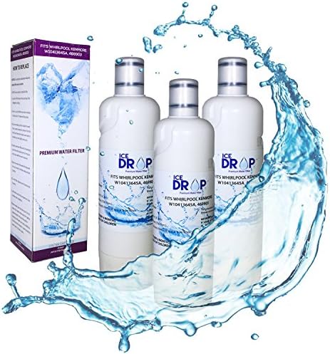 Ice Drop Premium W10413645A, Pur Filter 2, EDR2RXD1, Kenmore Compatible Water Filter. (3 Pack)