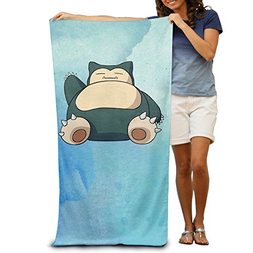 LCYC Hog Snorlax Adult Colorful Beach Or Pool Hooded Towel 80cm*130cm